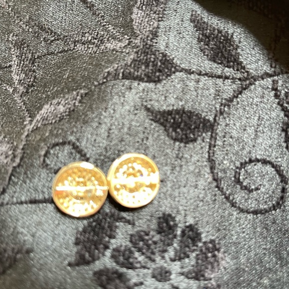 Champagne Diamond earrings in 10K gold - Picture 4 of 8